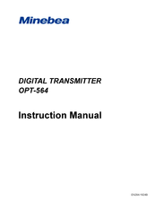 Minebea OPT-564 Instruction Manual