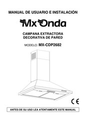 Mx Onda MX-CDP2682 User And Installation Manual