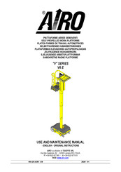 Airo V6 E Use And Maintenance Manual