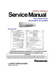 Panasonic NV-SJ4140PN Service Manual