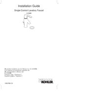 Kohler K-19480 Installation Manual