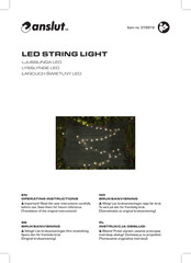 Anslut 016919 Operating Instructions Manual