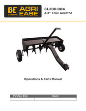 BE Ag & Industrial AGRI EASE 81.200.004 Operations & Parts Manual