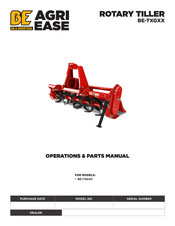 BE Ag & Industrial AGRI EASE BE-TXG Series Operations & Parts Manual
