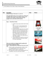 LOBSTER SPORTS Elite Grand 5 Troubleshooting Instructions