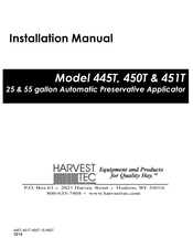 Harvest TEC 450T Installation Manual