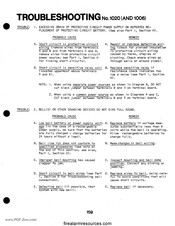 ADEMCO 1020 Troubleshooting Manual