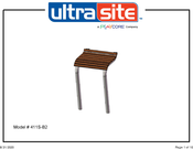 Playcore ultra site 411S-B2 Installation Instructions Manual