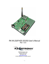 Radiotronix RK-Wi.232FHSS-25/250 User Manual
