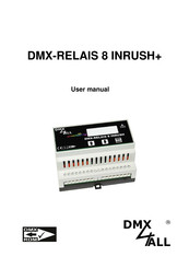 DMX4ALL DMX-RELAIS 8 INRUSH+ User Manual