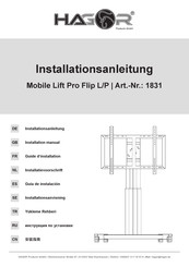 HAGOR 1831 Installation Manual