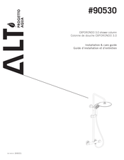 ALT PROGETTO AQUA EXPORONDO 3.0 90530 Installation & Care Manual