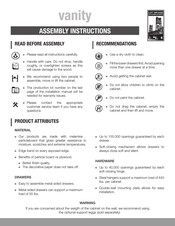 Milestone VITELI Assembly Instructions Manual