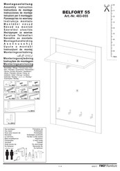 Fmd Furniture BELFORT 55 Assembly Instruction
