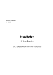 TXR HF Series Installation Manual
