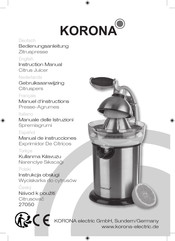 Korona 4053035270500 Instruction Manual