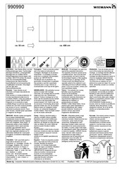 Wiemann 990990 Assembly Instructions Manual