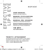 Nuface EFFECTIVE LIP & EYE TRINITY+ User Manual