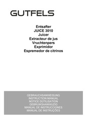 GUTFELS JUICE 3010 Instruction Manual