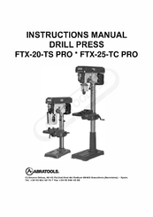 ABRATOOLS FTX-20-TS PRO Instruction Manual