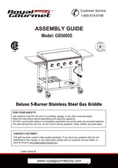 ROYAL GOURMET GB5000S Assembly Manual