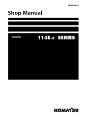 Komatsu 114E-3 Series Shop Manual