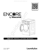 Laundrylux Wascomat Encore DLHS0315CEMI Installation Manual