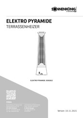 Sonnenkonig ELEKTRO PRAMIDE Manual