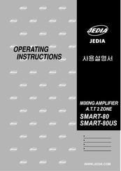 Jedia SMART-80 Operating Instructions Manual