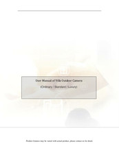 Villa Luxury User Manual