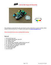 QRPGuys KD1JV SKC Keyer Assembly Manual