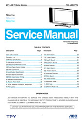 AOC TCL LCD27VN Service Manual