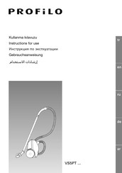 Profilo VS5PT Series Instructions For Use Manual