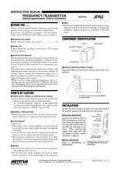 M-system JPA2 Instruction Manual