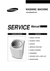 Samsung WA1635D0DW/XAP Service Manual