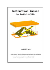 Toolots ET1002 Instruction Manual