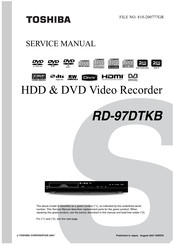 Toshiba RD-97DTKB Service Manual