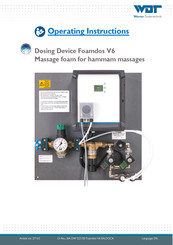 WDT Foamdos V6 Operating Instructions Manual