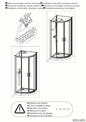 Kinedo EDEN 2 80R Installation Instructions Manual