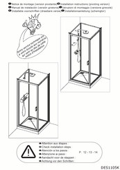 Kinedo EDEN+ C90 CA841 Installation Instructions Manual