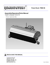 Quadivator PB60 06 Assembly/Operators/Parts Manual