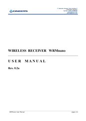 GINEERS WRMnano User Manual