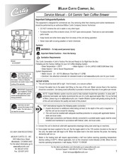 Curtis G4 Gemini Twin Manuals | ManualsLib