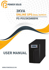 Power Solid PS-P0U3KD 8B9K Series User Manual