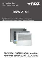 RDZ RNW 214 E Technical Installation Manual