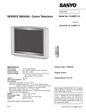 Sanyo 113003704 Service Manual