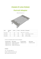 Exact solutions FRAME-PF-UNI-PORAD Manual