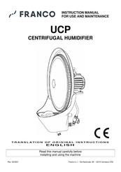 FRANCO UCP-3 Instruction Manual