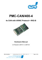 ESD C.2047.03 Hardware Manual