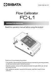 Sibata FC-L1 Operation Manual
